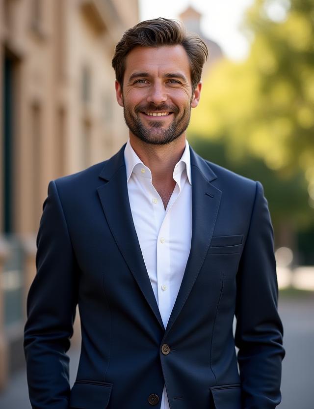 Professional portrait of Nimbus Gentleman founder in Albert Park